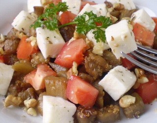 Menu55 - Салат с баклажанами, сыром и орехами